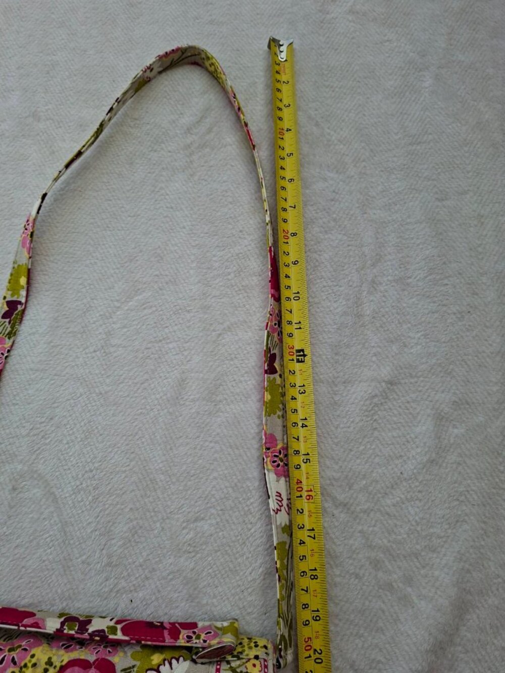 Vera Bradley Quilted Cotton Make Me Blush Floral Shoulder Bag - Picture 14 of 14